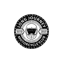 Obraz premium vintage badges of motorcycles and garage