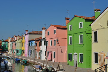 Fototapeta na wymiar Maison colorée, Burano, Venise, Itallie