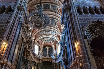 interior of st vitus cathedral 