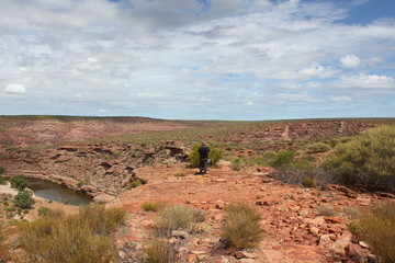 Hiking at Kalbarri National Park, Western Australia, desert, outback, down under, scenery, oz