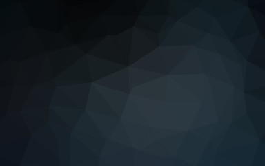 Obraz premium Dark BLUE vector shining triangular background.