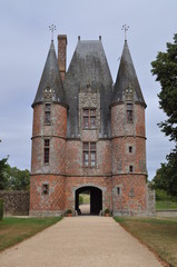 Fototapeta na wymiar Château de Carrouges, France