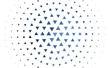 Light BLUE vector pattern in polygonal style.