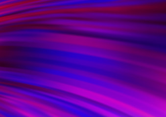 Obraz premium Dark Purple vector pattern with bubble shapes.