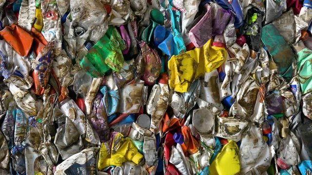 Extruded Plastic Bottles. Technological Line for Sorting Secondary Material Resources