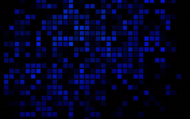 Dark BLUE vector layout with lines, rectangles.