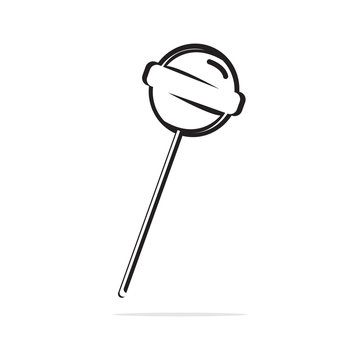 Lollipop icon. Vector concept illustration for design.