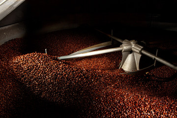 Roasting coffee air cooling medium frame