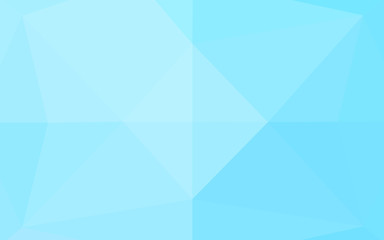 Fototapeta premium Light BLUE vector polygon abstract background.