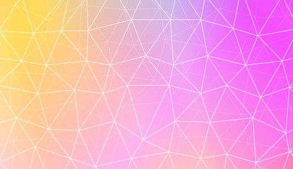 Modern elegant background with polygonal pattern with triangles elements. For interior wallpaper, smart design, fashion print. Vector illustration. Creative gradient color.