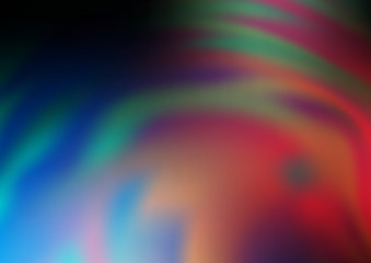 Dark Blue, Red vector abstract blurred pattern.