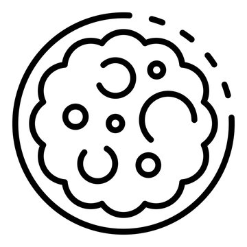 Gonococcus icon. Outline gonococcus vector icon for web design isolated on white background