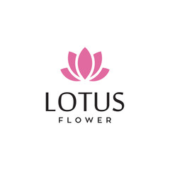 lotus flower vector icon logo design