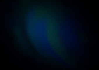 Dark BLUE vector blurred bright background.