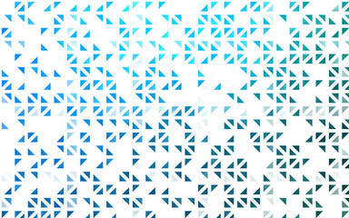 Light BLUE vector background with triangles.