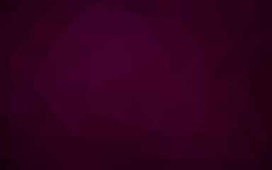 Dark Purple vector polygon abstract backdrop.