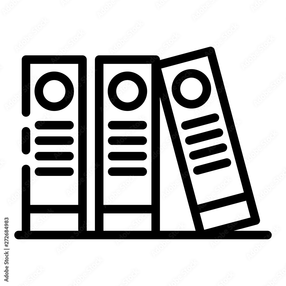 Poster admin documentation icon. outline admin documentation vector icon for web design isolated on white b