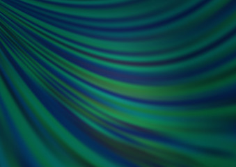 Dark BLUE vector pattern with bubble shapes.