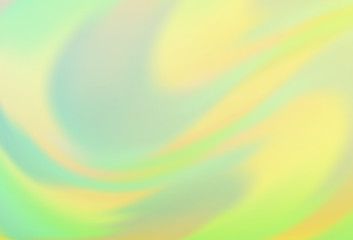 Obraz premium Light Green, Yellow vector glossy abstract backdrop.