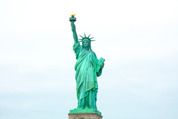 Fototapeta premium Statue of Liberty National Monument. Sculpture by Frédéric Auguste Bartholdi. Manhattan. New York. USA. 