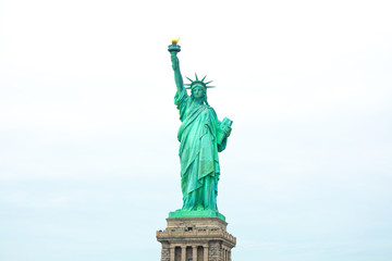 Statue of Liberty National Monument. Sculpture by Frédéric Auguste Bartholdi. Manhattan. New York. USA. 