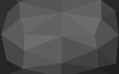 Obraz premium Dark Silver, Gray vector blurry triangle pattern.