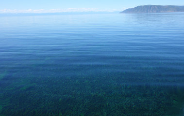 Summer landscape on Lake Baikal. Russia.
