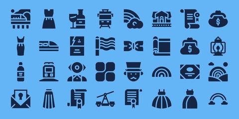 elegant icon set