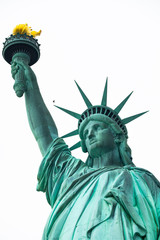 Fototapeta premium Statue of Liberty National Monument. Sculpture by Frédéric Auguste Bartholdi. Manhattan. New York. USA. 