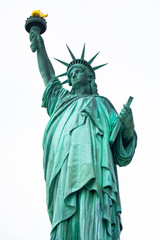 Statue of Liberty National Monument. Sculpture by Frédéric Auguste Bartholdi. Manhattan. New York. USA. 