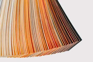Set of multicolored lamination samples