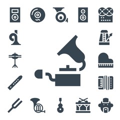 musical icon set