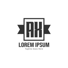 Fototapeta premium AX Letter Logo Design. Creative Modern AX Letters Icon Illustration