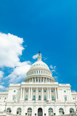 Naklejka premium United States Capitol. Building in Washington, D.C. USA