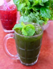 Fresh Centella Asiatica or Gotu Kola Juice