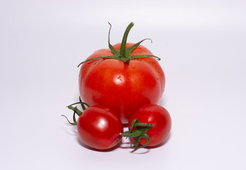tomatoes isolated on white background