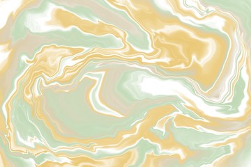 Fototapeta na wymiar Abstract marble texture art. Digital marbling in retro style. Colorful vintage background.
