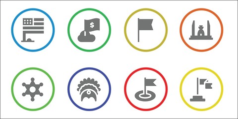 usa icon set