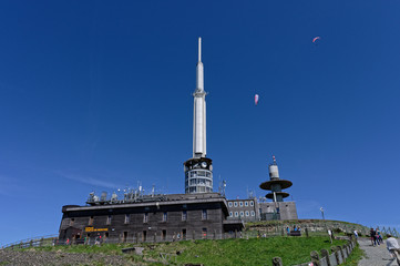 Fototapeta na wymiar Sommet du Puy de Dôme, Auvergne, Unesco, Auvergne Rhône Alpes, France