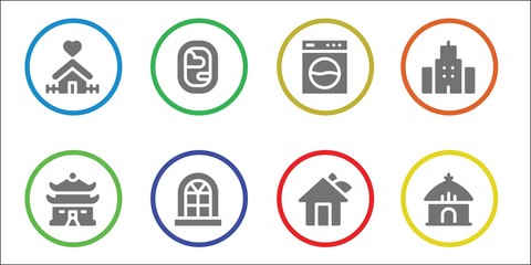 residential icon set