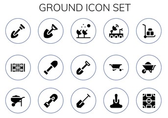 ground icon set