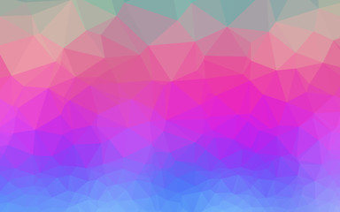 Light Multicolor, Rainbow vector triangle mosaic texture.