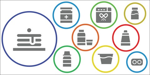 syrup icon set