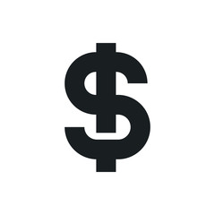 dollar sign vector icon