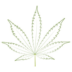 Marijuana cannabis leaf weed icon, medicine, drug
