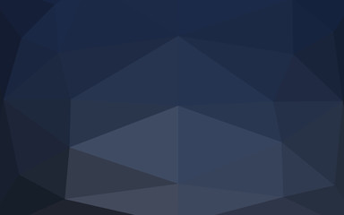 Obraz premium Dark BLUE vector abstract mosaic backdrop.