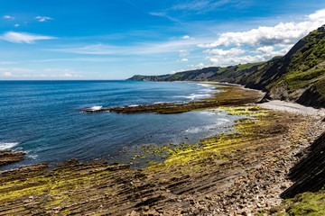 landscape with cliffs