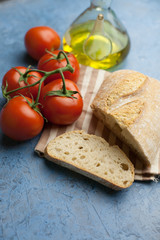 Receta con pan con tomate y aceite