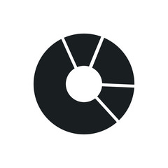 circle chart vector icon