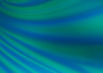 Light BLUE vector blurred shine abstract template.